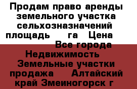 Продам право аренды земельного участка сельхозназначений  площадь 14.3га › Цена ­ 1 500 000 - Все города Недвижимость » Земельные участки продажа   . Алтайский край,Змеиногорск г.